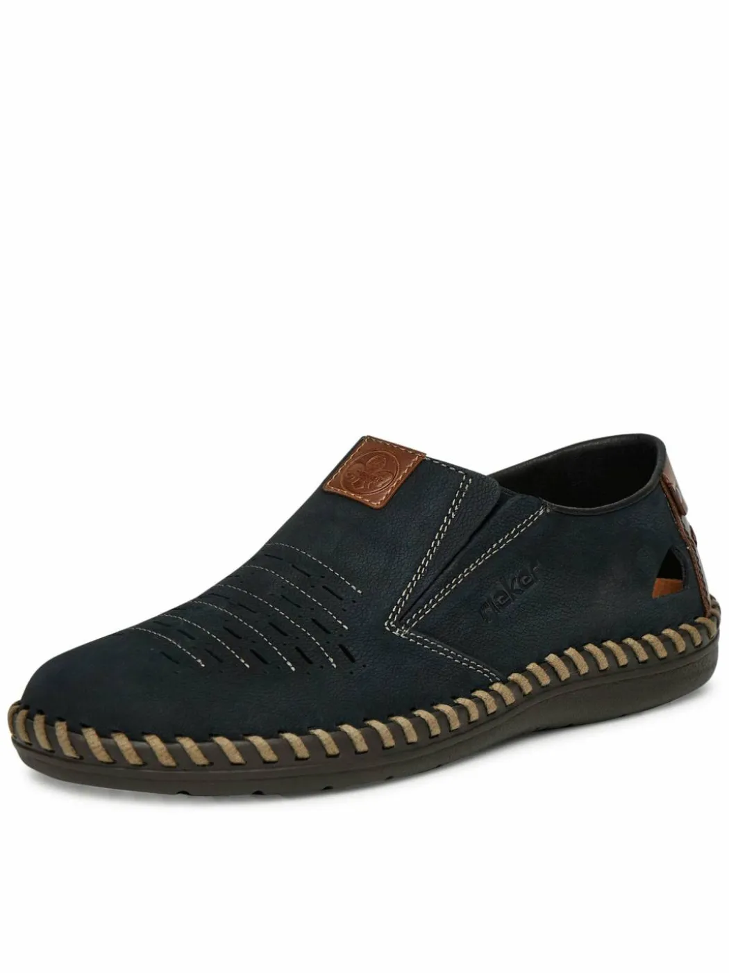 Scarpe basse B2457-14 Blu scuro