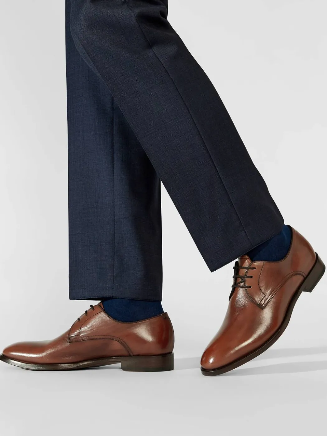 Scarpe basse Derby 5504 Marrone