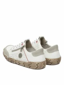 Scarpe basse L0355-80 Bianco