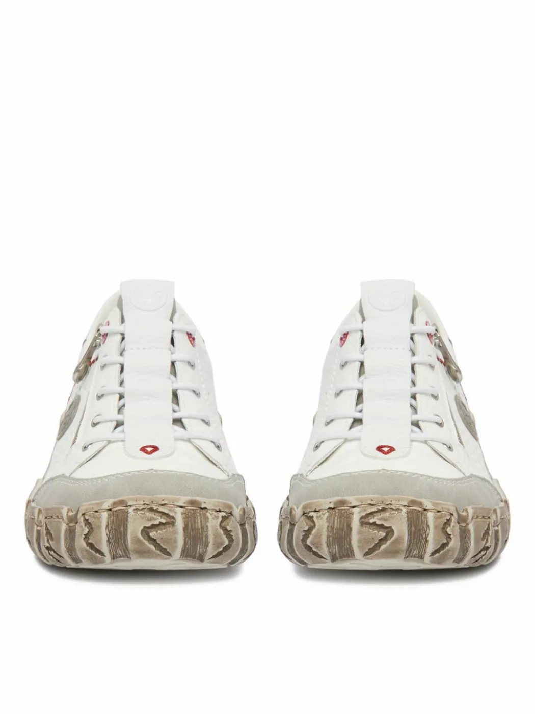 Scarpe basse L0355-80 Bianco