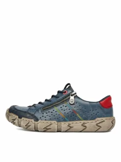 Scarpe basse L0357-12 Blu