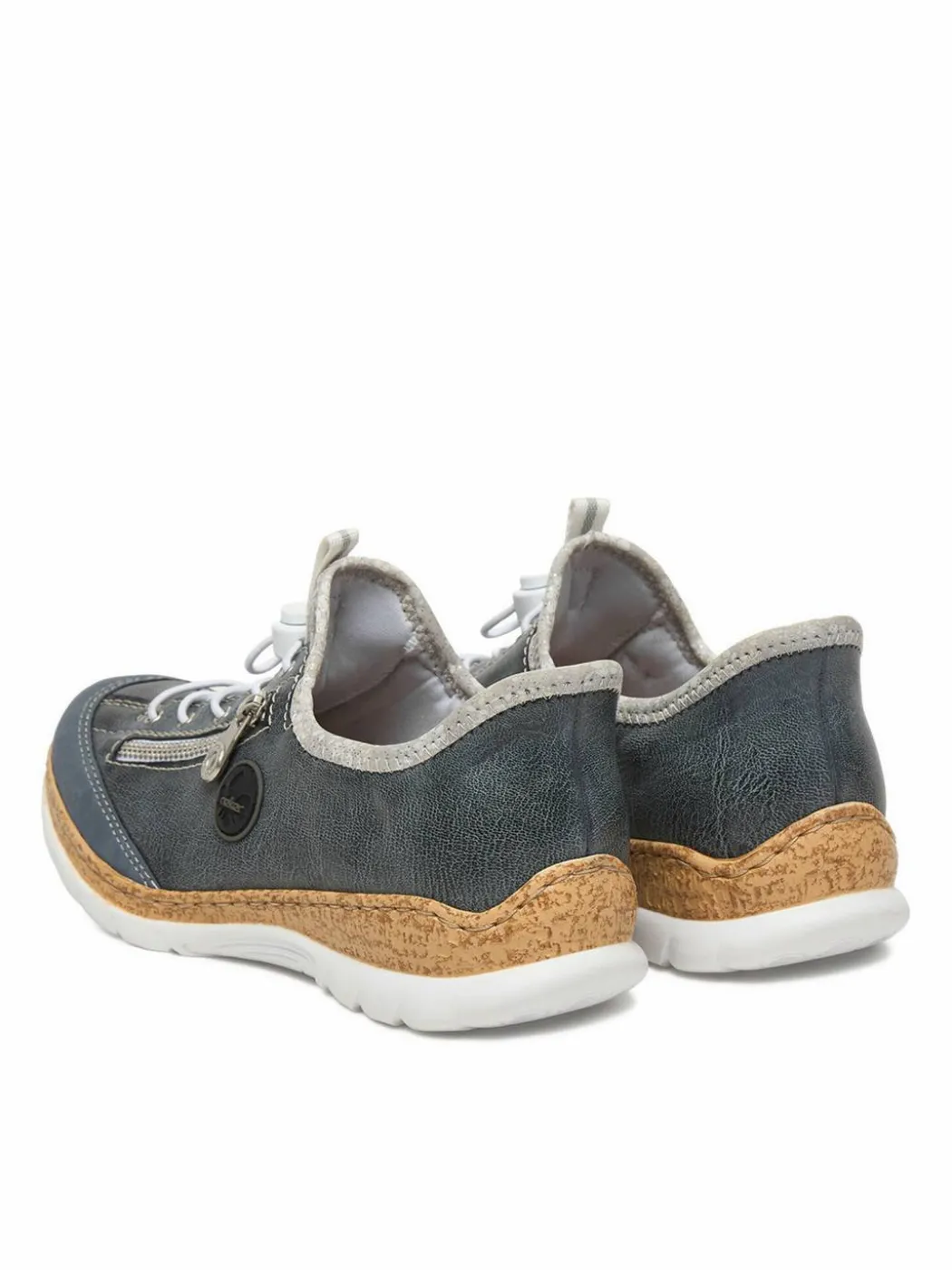 Scarpe basse N42F2-14 Blu scuro
