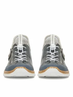 Scarpe basse N42F2-14 Blu scuro