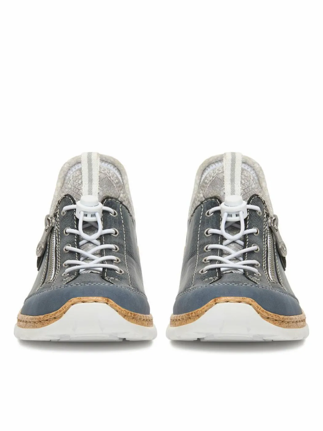 Scarpe basse N42F2-14 Blu scuro