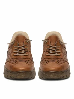 Scarpe basse N1358-22 Marrone