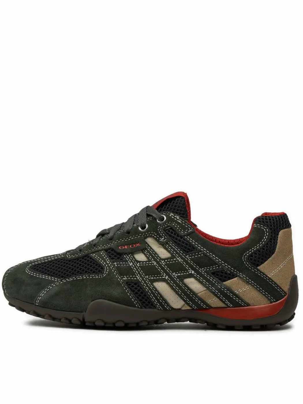 Scarpe basse U Snake K U4207K 02214 C1300 Verde