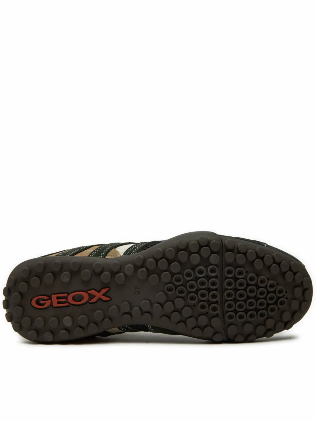 Scarpe basse U Snake K U4207K 02214 C1300 Verde