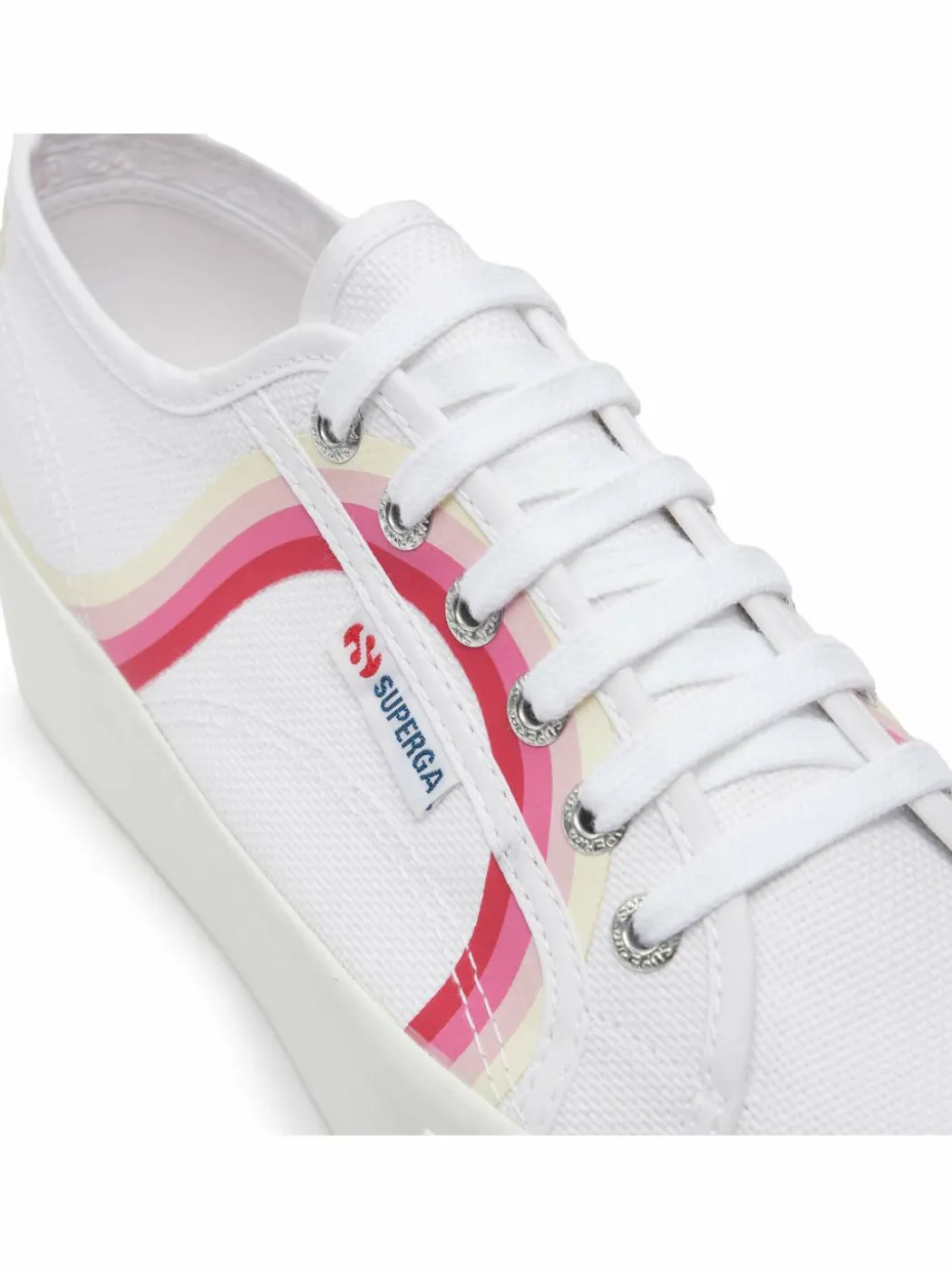 Scarpe sportive Round Stripes 2790 S4128TW Bianco