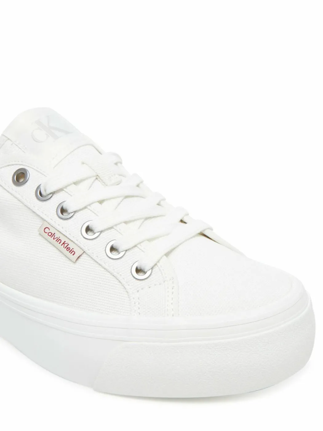 Scarpe sportive Vulc Flatform Ctn Logo Tag YW0YW01838 Bianco