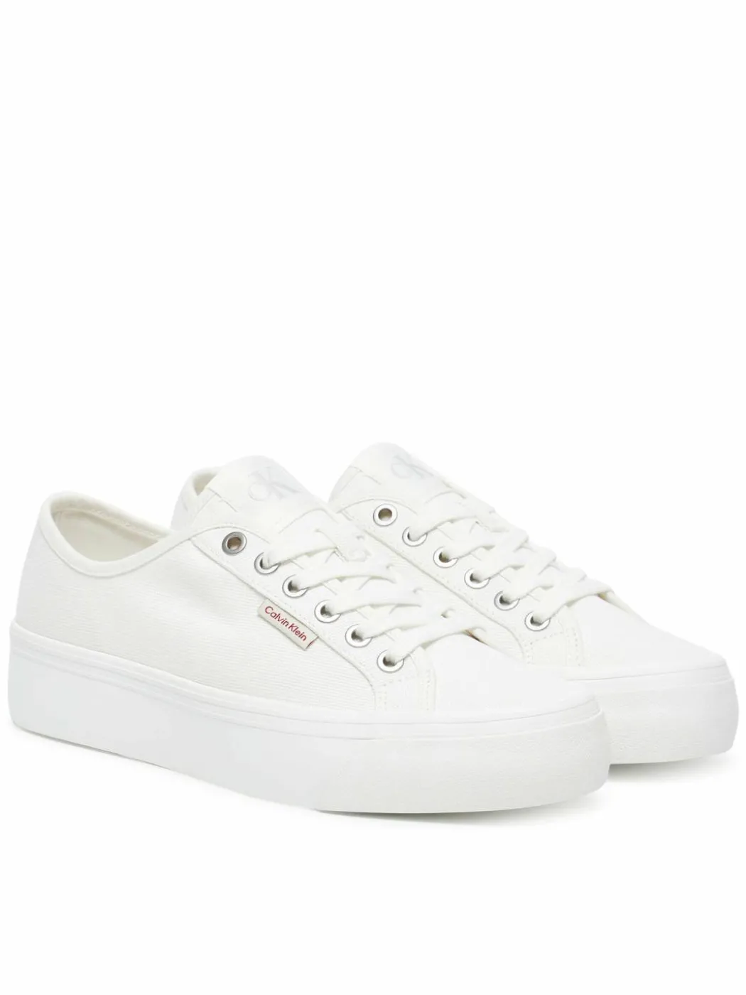 Scarpe sportive Vulc Flatform Ctn Logo Tag YW0YW01838 Bianco