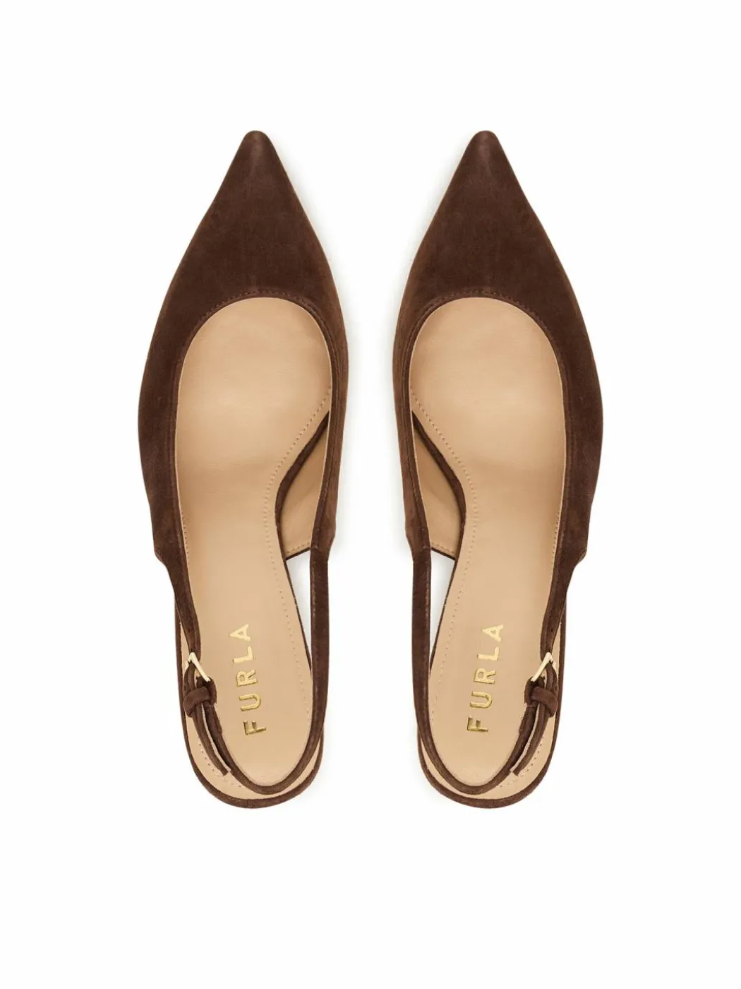Scarpe stiletto Aria Slingback YL591FA C10000 CN 2460S Marrone