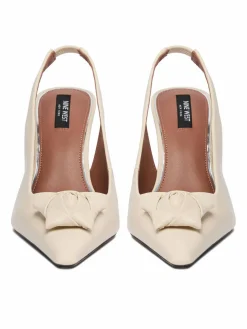 Scarpe stiletto EO-C6030-1 Crema