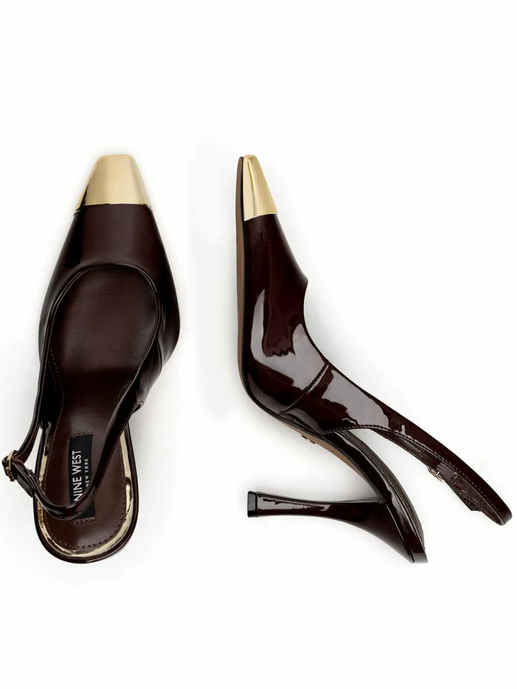 Scarpe stiletto WFA3376-1 Marrone