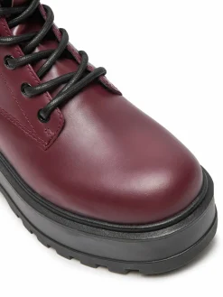 Scarponcini Flatform YW0YW01535 Bordeaux