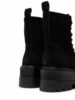 Scarponcini Flatform Zip Laceup Mg S YW0YW01554 Nero