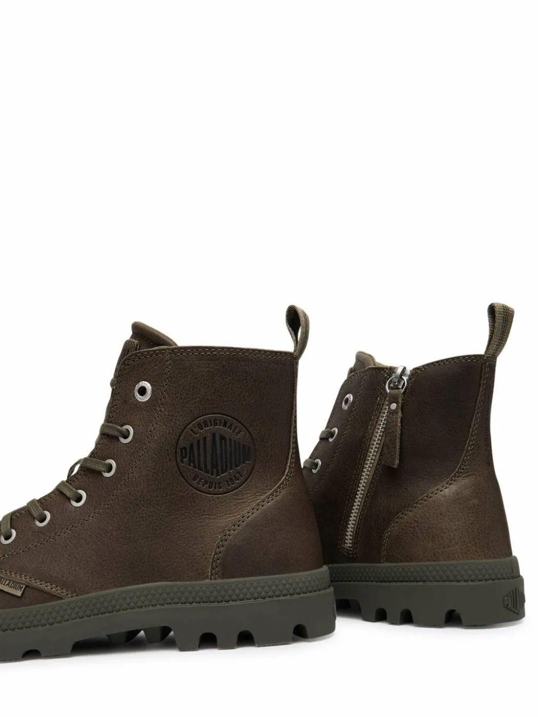 Scarponcini Pampa Zip Lth Ess 76888-308-M Verde