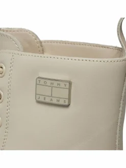 Scarponcini Tjw Chunky Leather Boot EN0EN02503 Beige