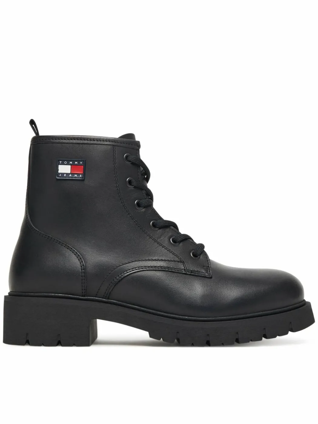 Scarponcini Tjw Lace Up Leather Boot EN0EN02824 Nero