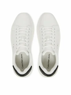 Sneakers Chunky Cupsole Ru Patch Lth YM0YM01296 Bianco