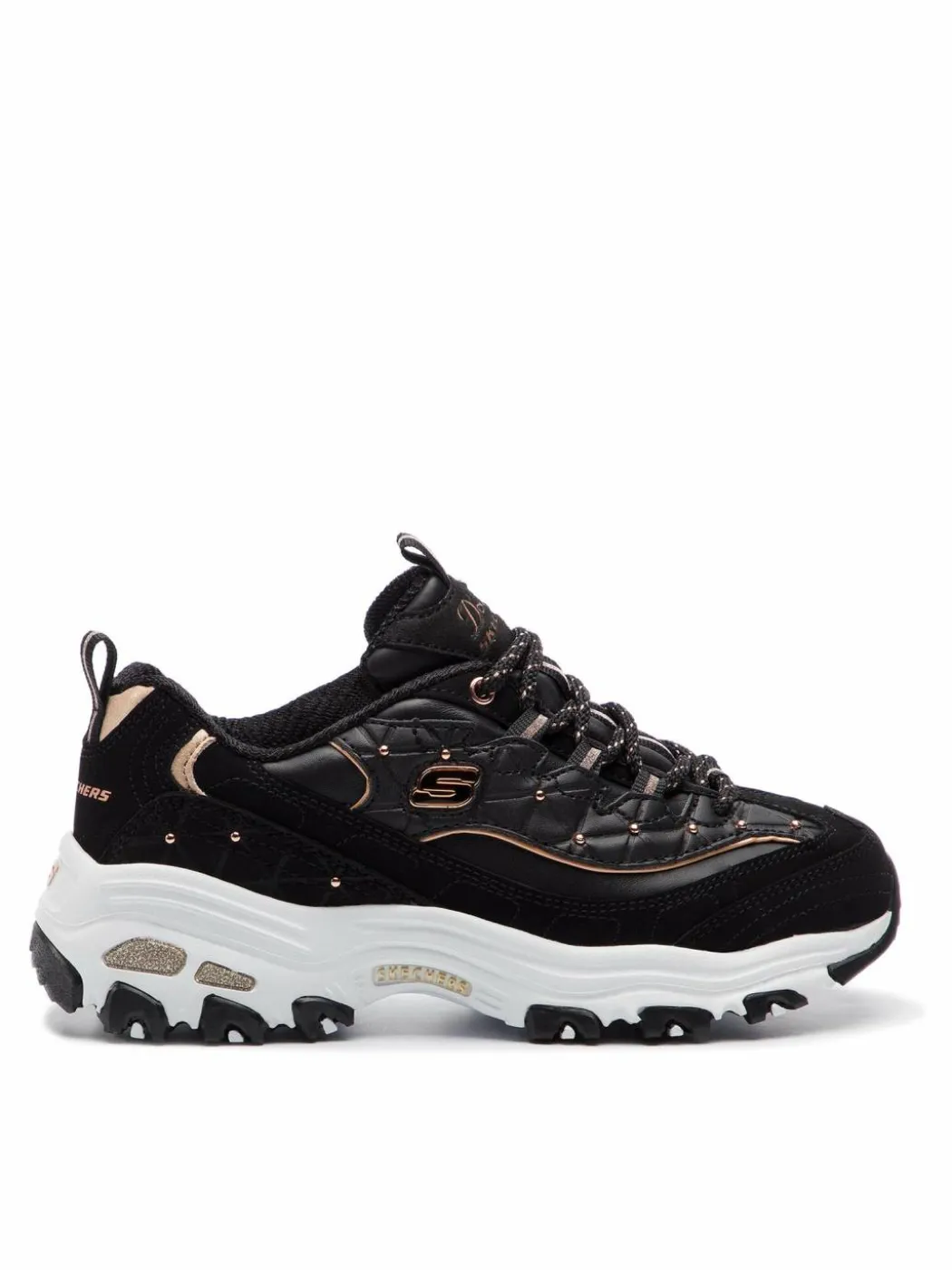 Sneakers D'lites Glamour Feels 13087/BKRG Nero
