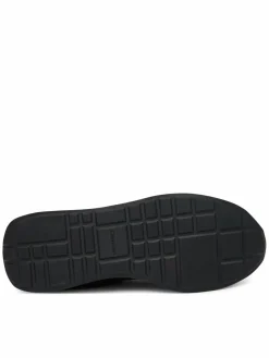 Sneakers Retro Runner Sock Laceup Mix YM0YM01414 Nero