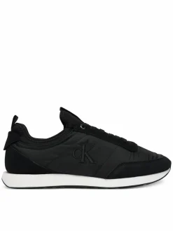 Sneakers Retro Runner Sock Laceup Mix YM0YM01414 Nero