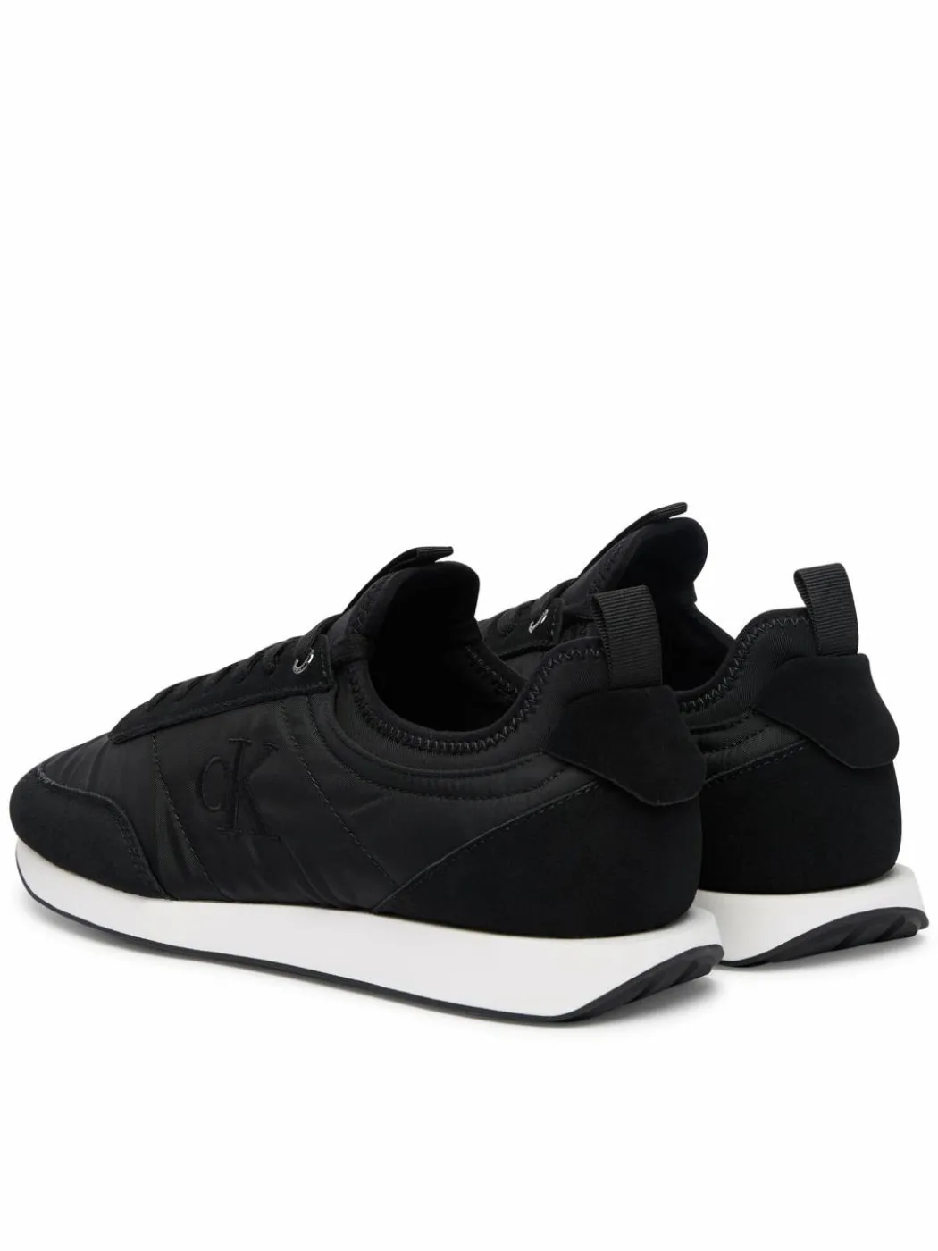 Sneakers Retro Runner Sock Laceup Mix YM0YM01414 Nero