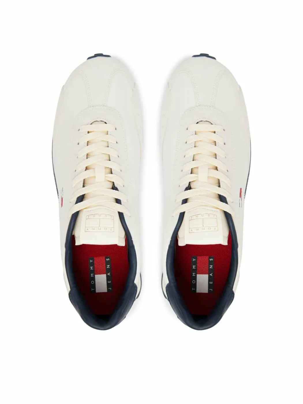 Sneakers Tjm Retro Runner Archive Mix Mat EM0EM01763 Beige chiaro