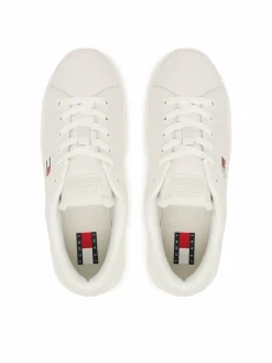 Sneakers Tjw Script Cupsole Flatform EN0EN02961 Bianco