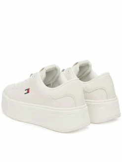 Sneakers Tjw Script Cupsole Flatform EN0EN02961 Bianco