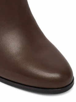 Stivaletti Brooke II Calfskin Bootie Heel 802974475003 Marrone