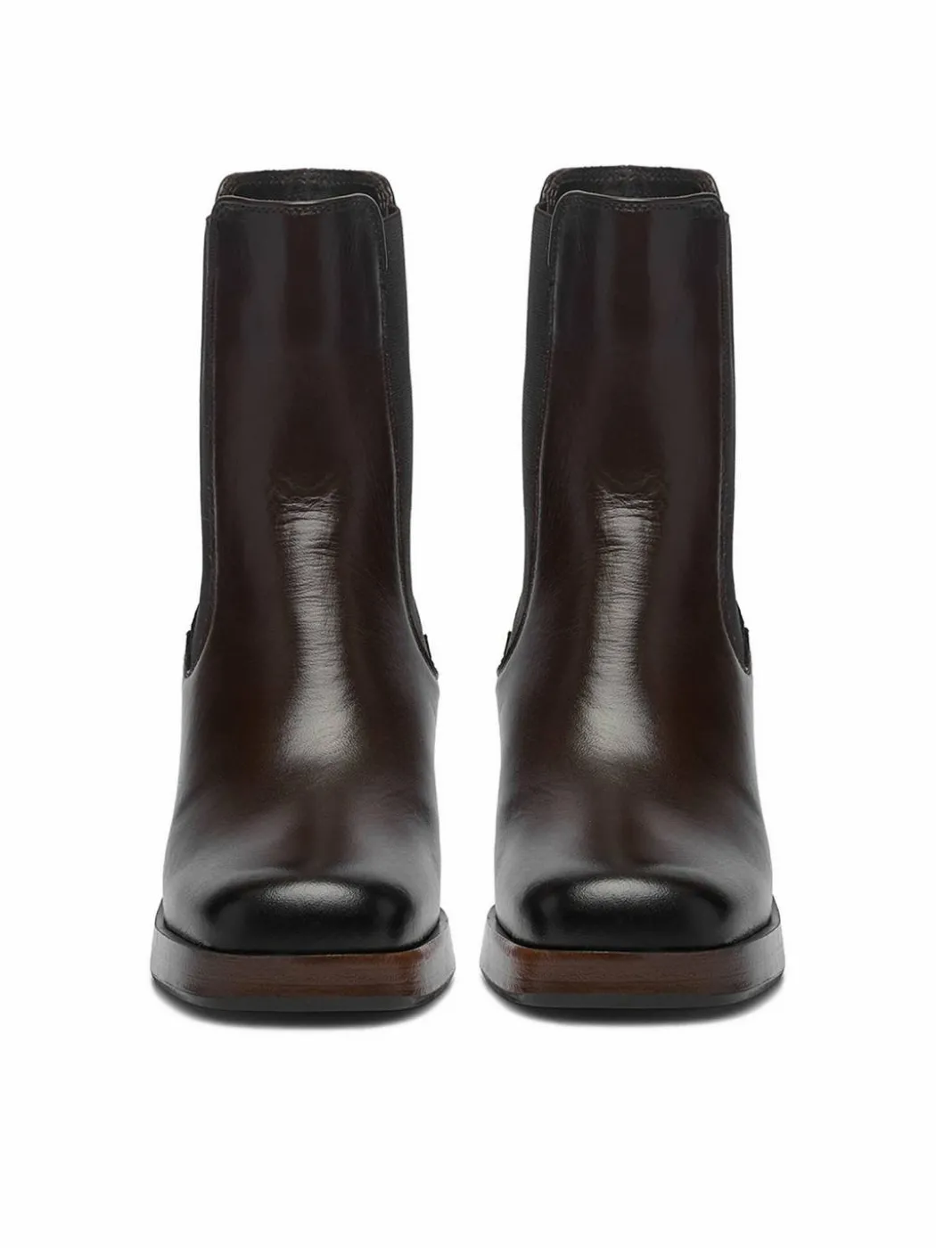 Stivaletti C-27740PE-PLATEAU Marrone scuro