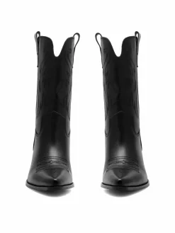 Stivali texani 222FW92 Nero