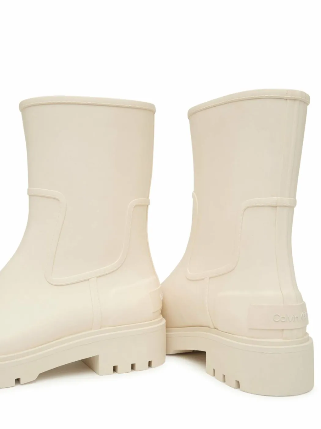 Wellington Mid Rainboot Rubber YW0YW02004 Écru